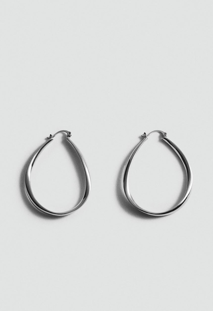 MANGO - Earrings jimema - silver
