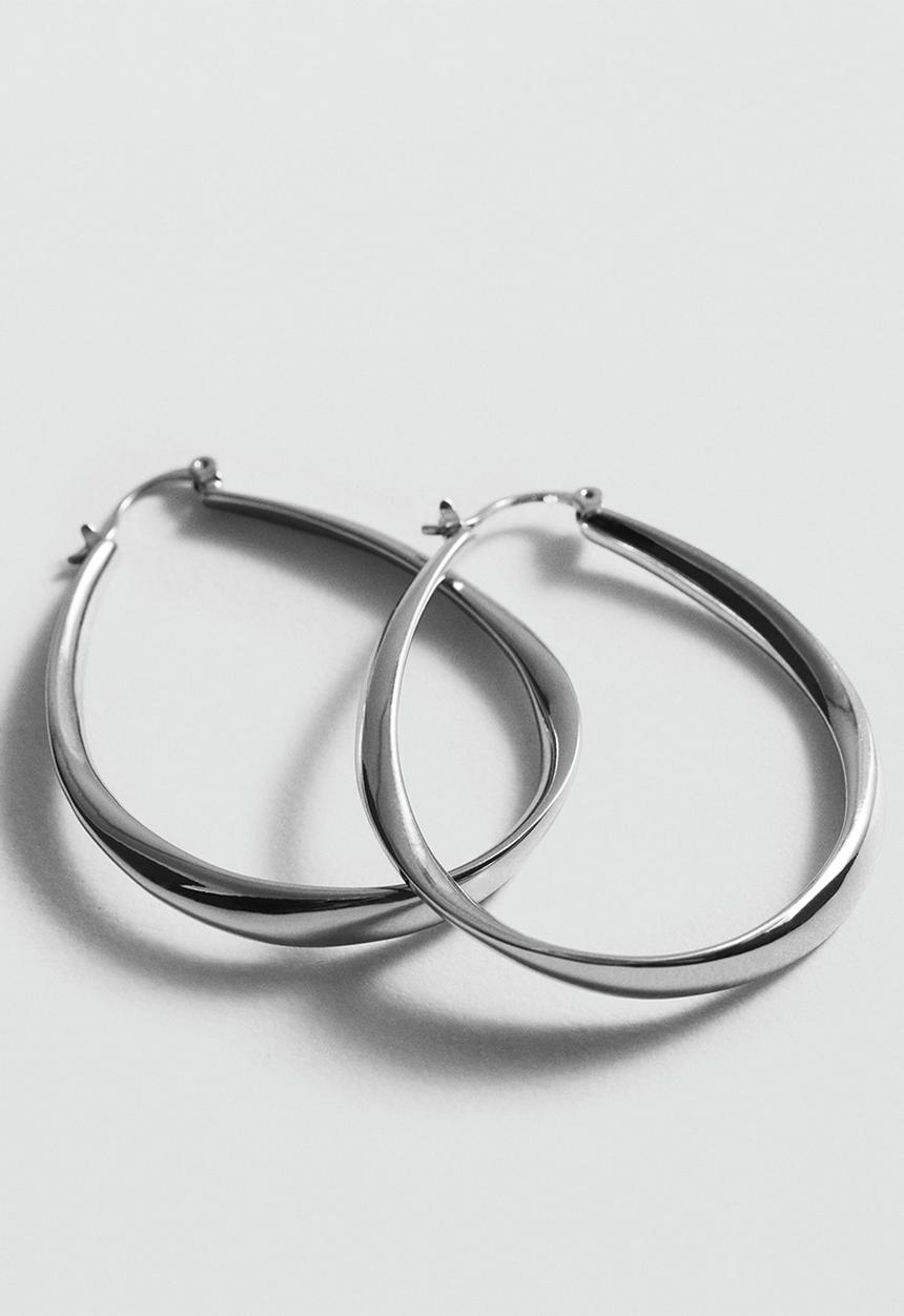 MANGO - Earrings jimema - silver