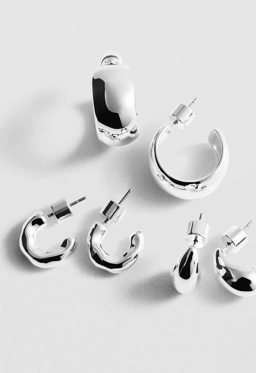 MANGO - Earrings rita - silver