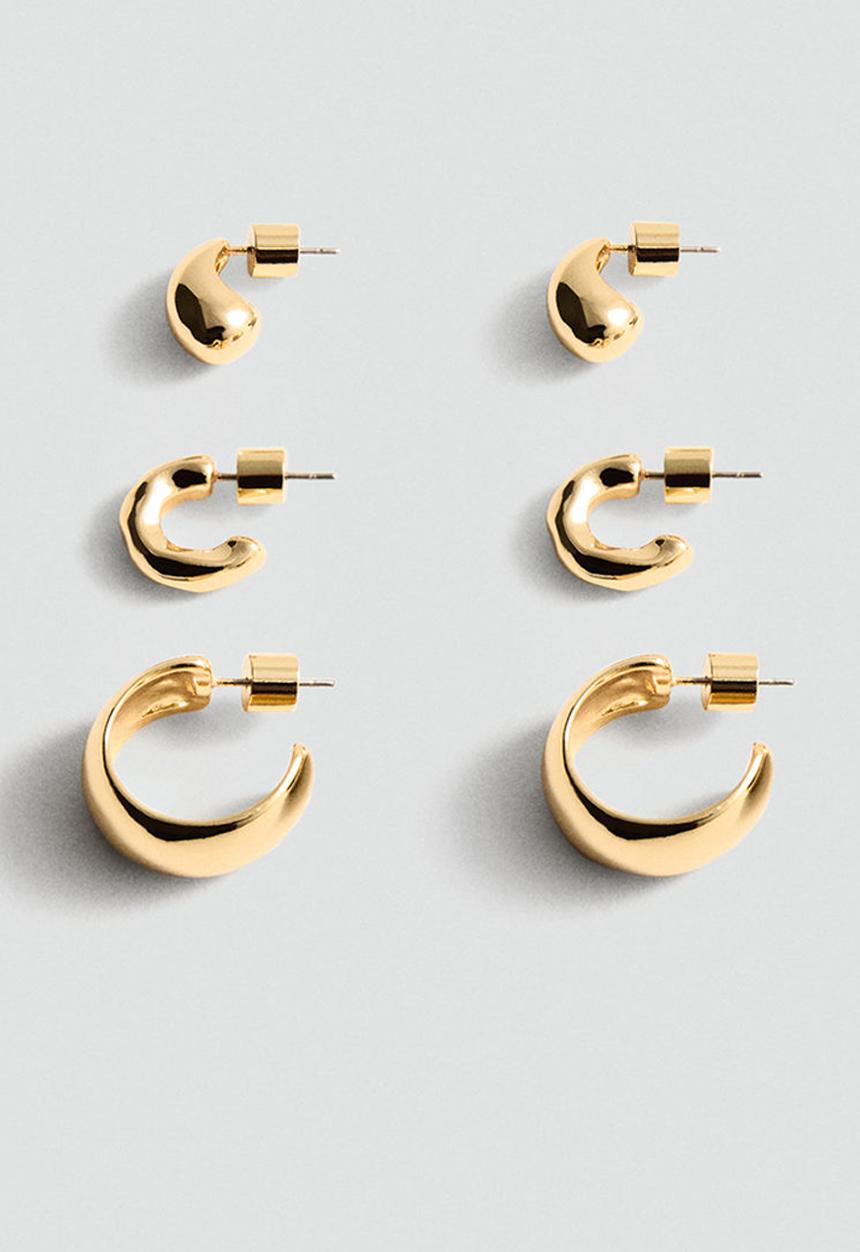 MANGO - Earrings rita - gold