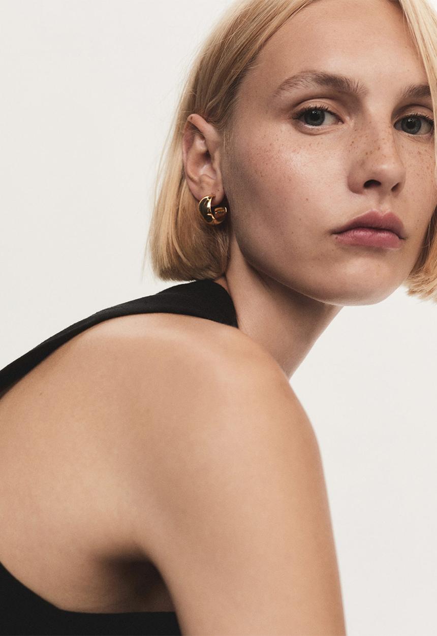 MANGO - Earrings rita - gold