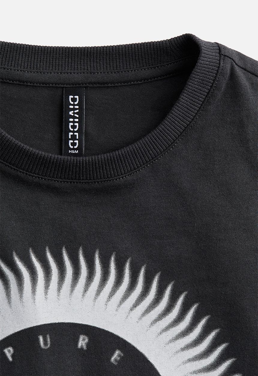 H&M - Printed T-shirt - black spiritualized