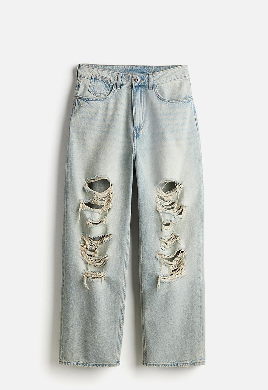 H&M - Baggy low jeans - light denim blue