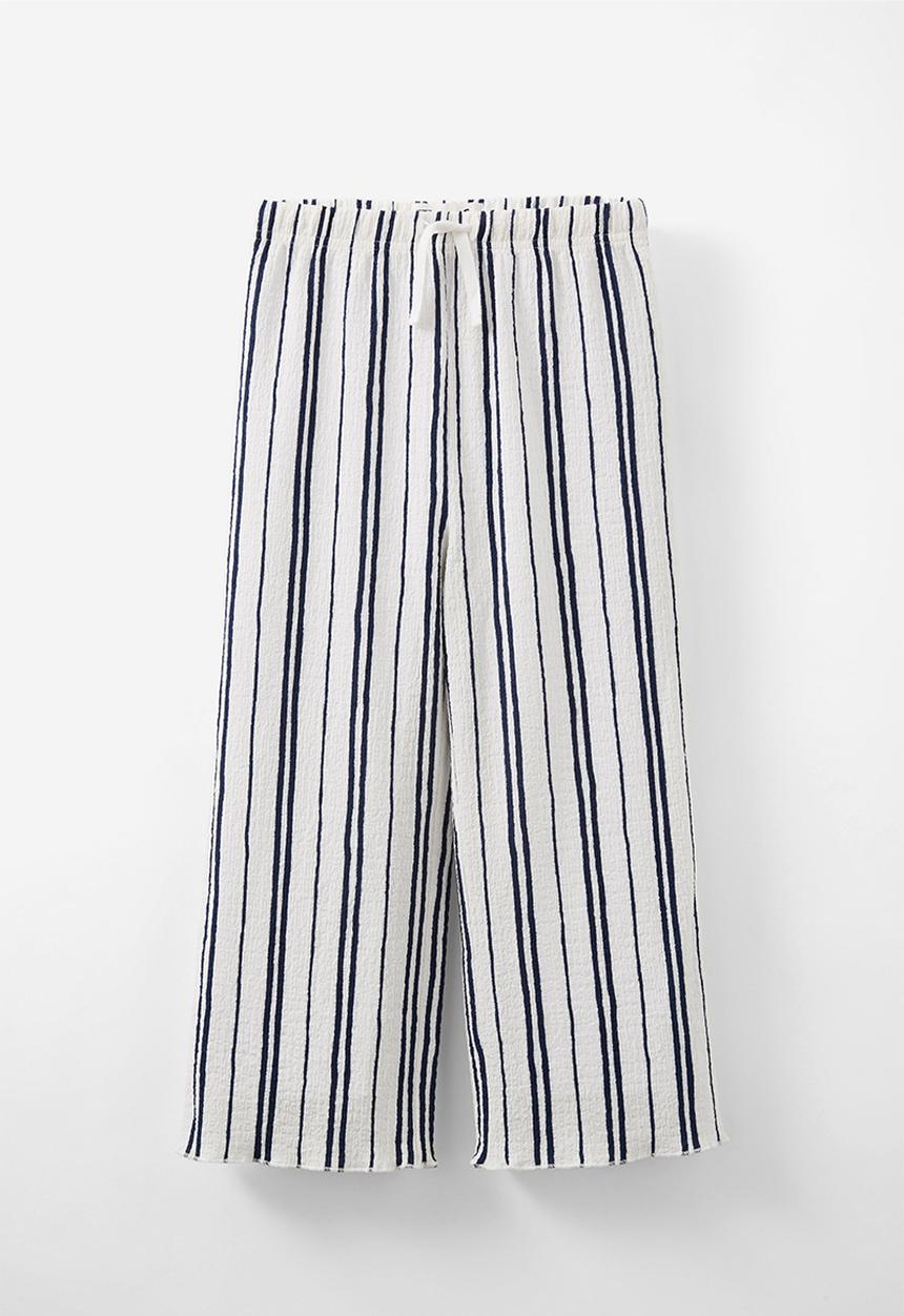 Cotton On - Hallie pant - in the navy/stripes