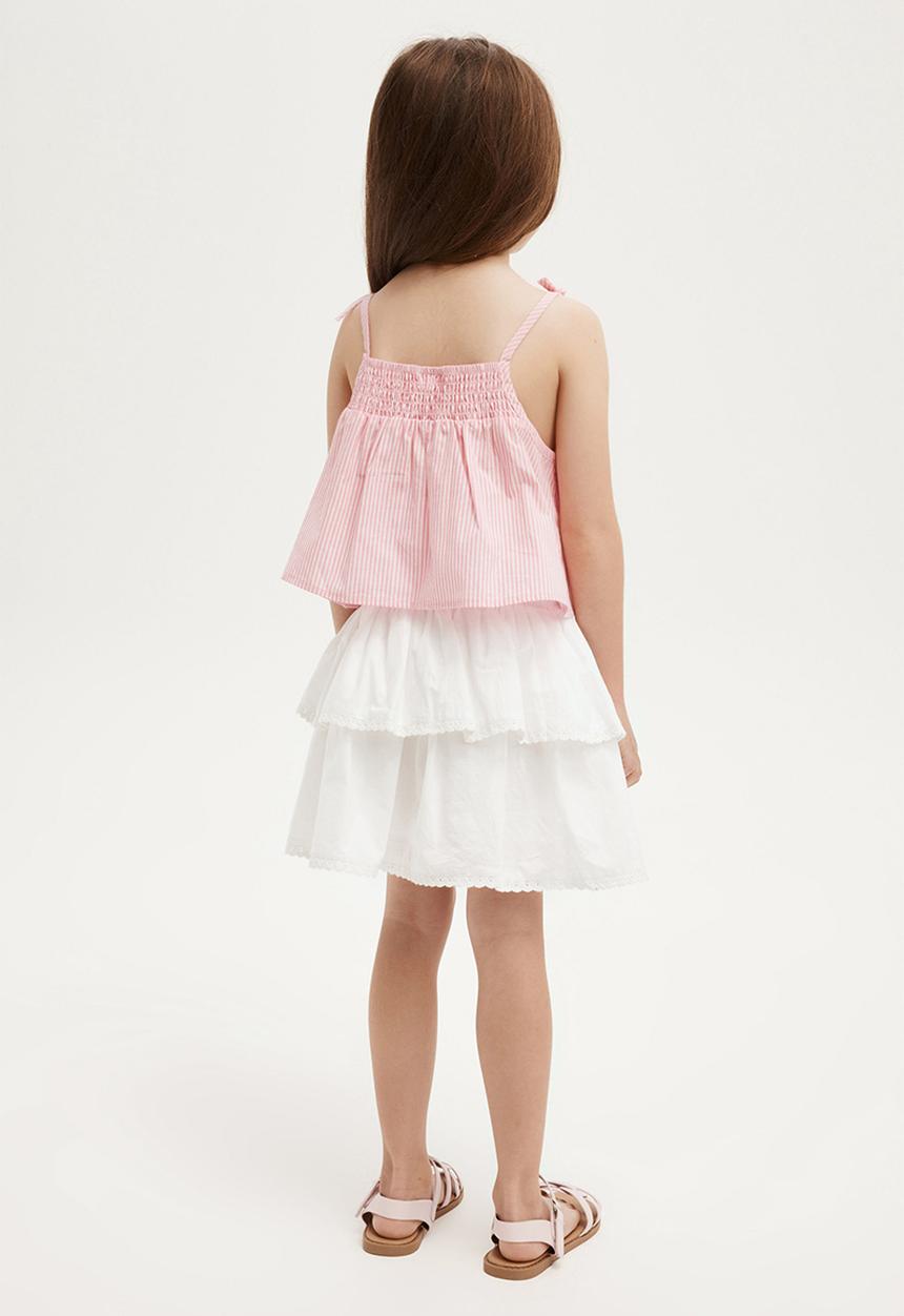 Cotton On - Kennedy ruffle skirt - white