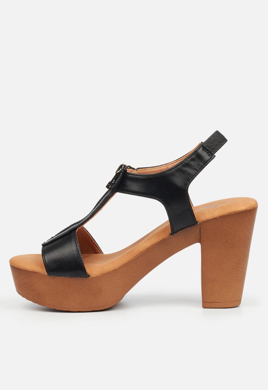 Butterfly Feet - Kayla 5 block heel - black