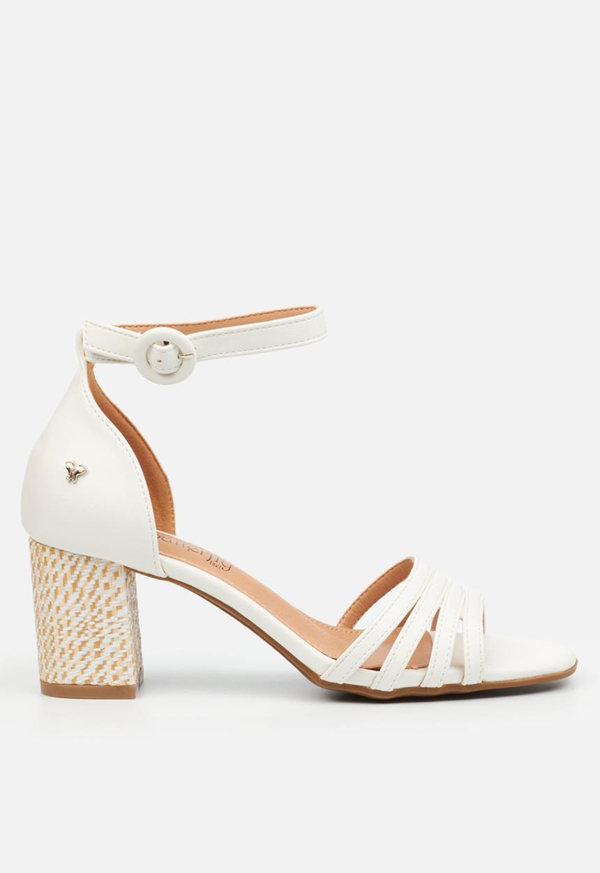 Butterfly Feet - Nerine 1 Block heel - white