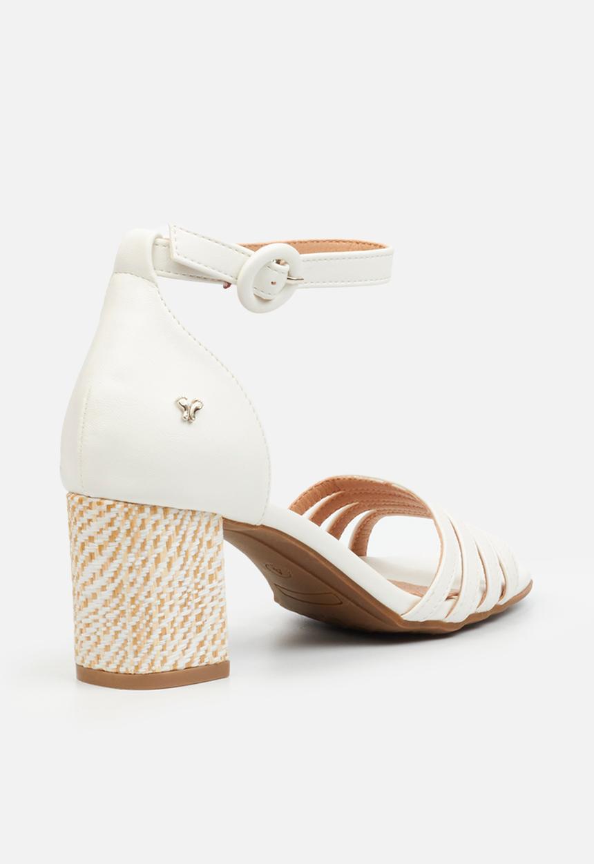 Butterfly Feet - Nerine 1 Block heel - white