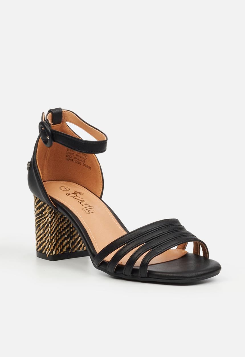 Butterfly Feet - Nerine 1 Block heel - black