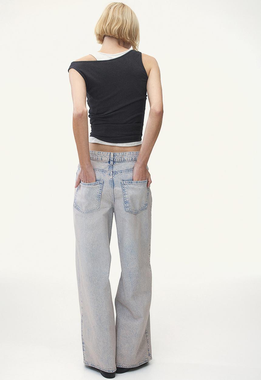 H&M - Baggy regular jeans - pale denim blue