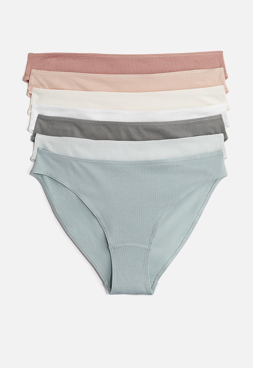 H&M - 7-Pack cotton bikini briefs - multi