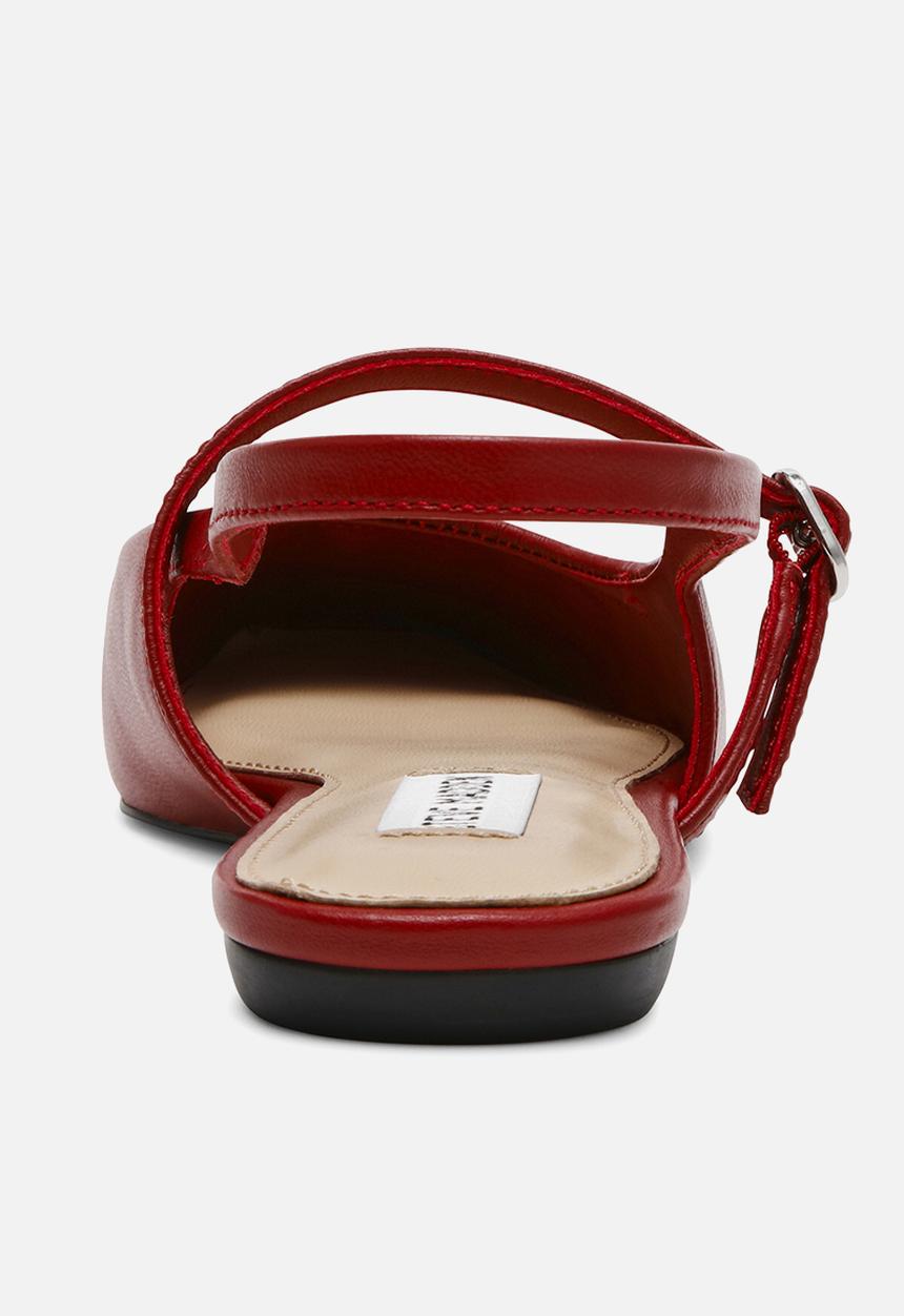 Steve Madden - Grand view slingback - red leather