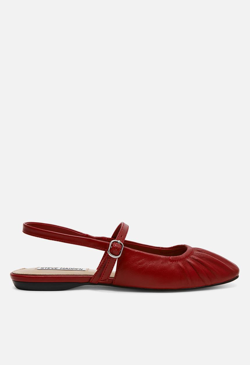 Steve Madden - Grand view slingback - red leather