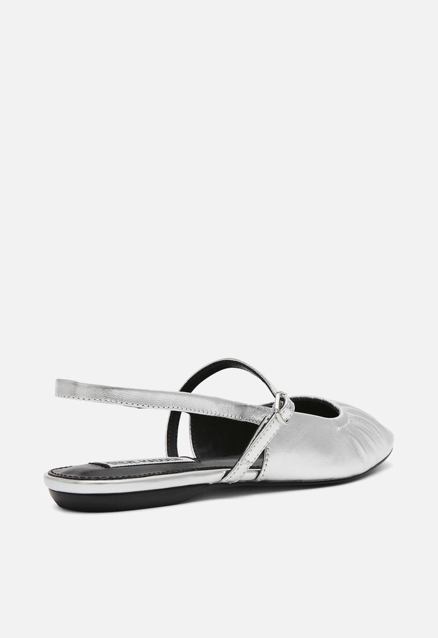 Steve Madden - Grand view slingback - silver leather
