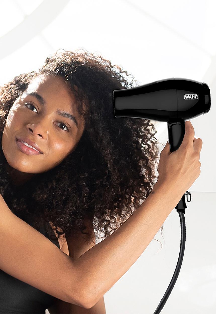 WAHL - Travel 1000w Foldable Dual-Voltage DC Hair Dryer with Diffuser