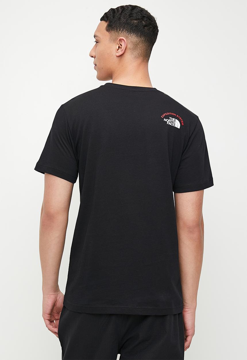 The North Face - M s/s tee expedition system graphic - tnf black