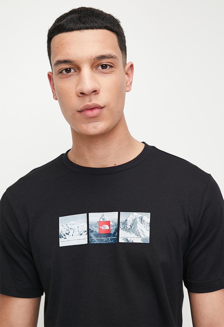 The North Face - M s/s tee expedition system graphic - tnf black