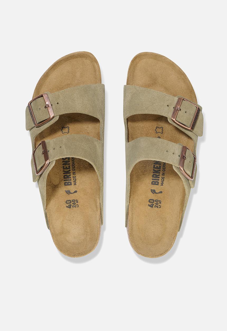 Birkenstock - Arizona suede narrow - taupe