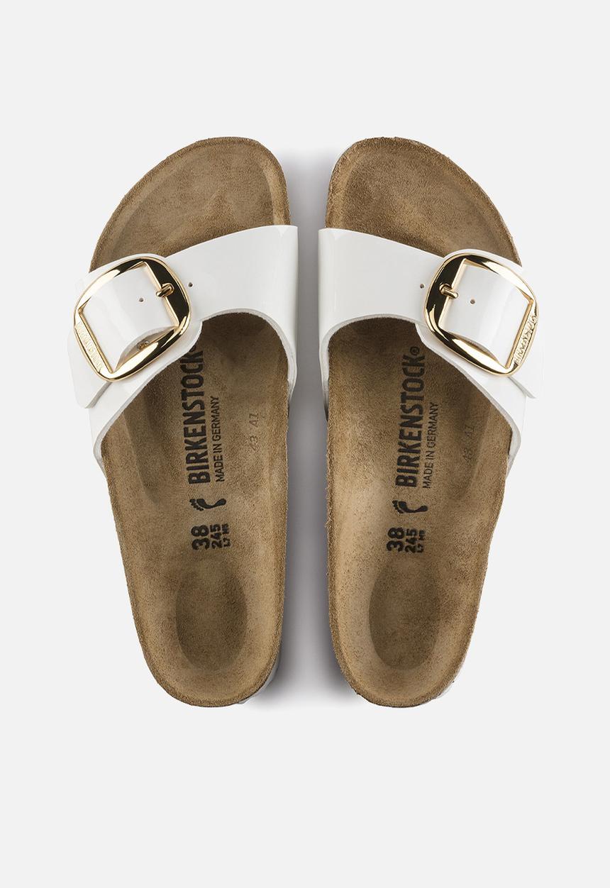 Birkenstock - Madrid big buckle narrow - patent white