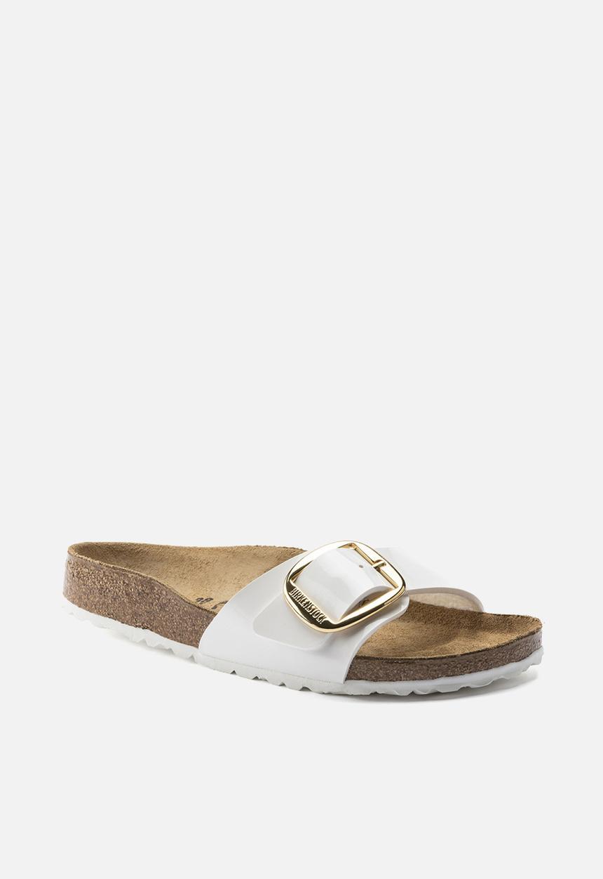 Birkenstock - Madrid big buckle narrow - patent white