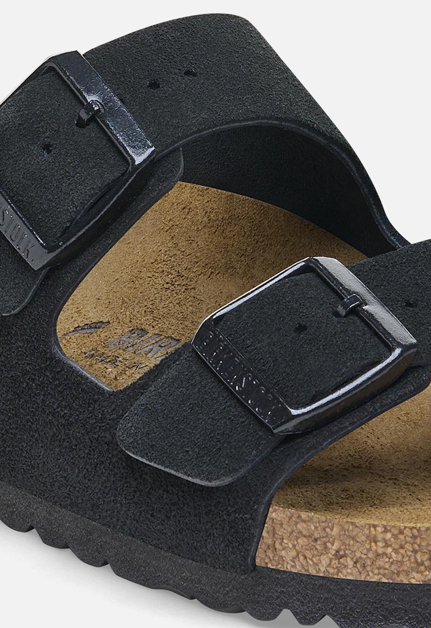 Birkenstock - Arizona suede narrow - black