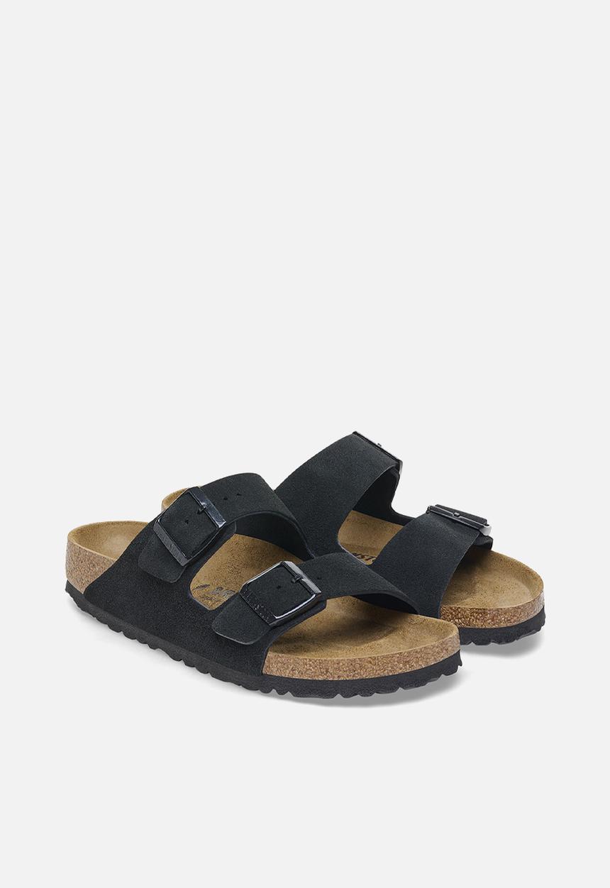 Birkenstock - Arizona suede narrow - black