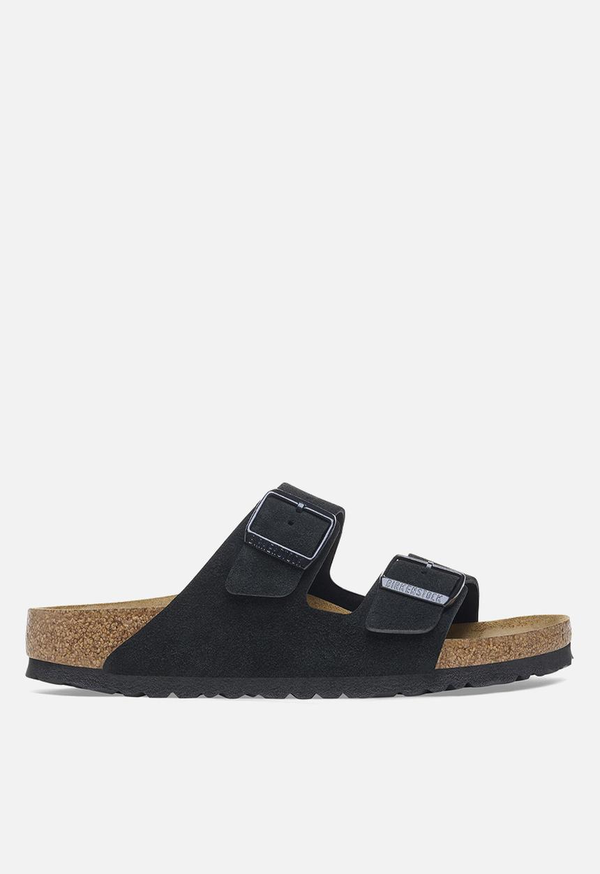 Birkenstock - Arizona suede narrow - black