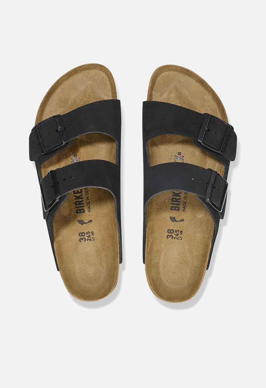 Birkenstock - Arizona suede narrow - black