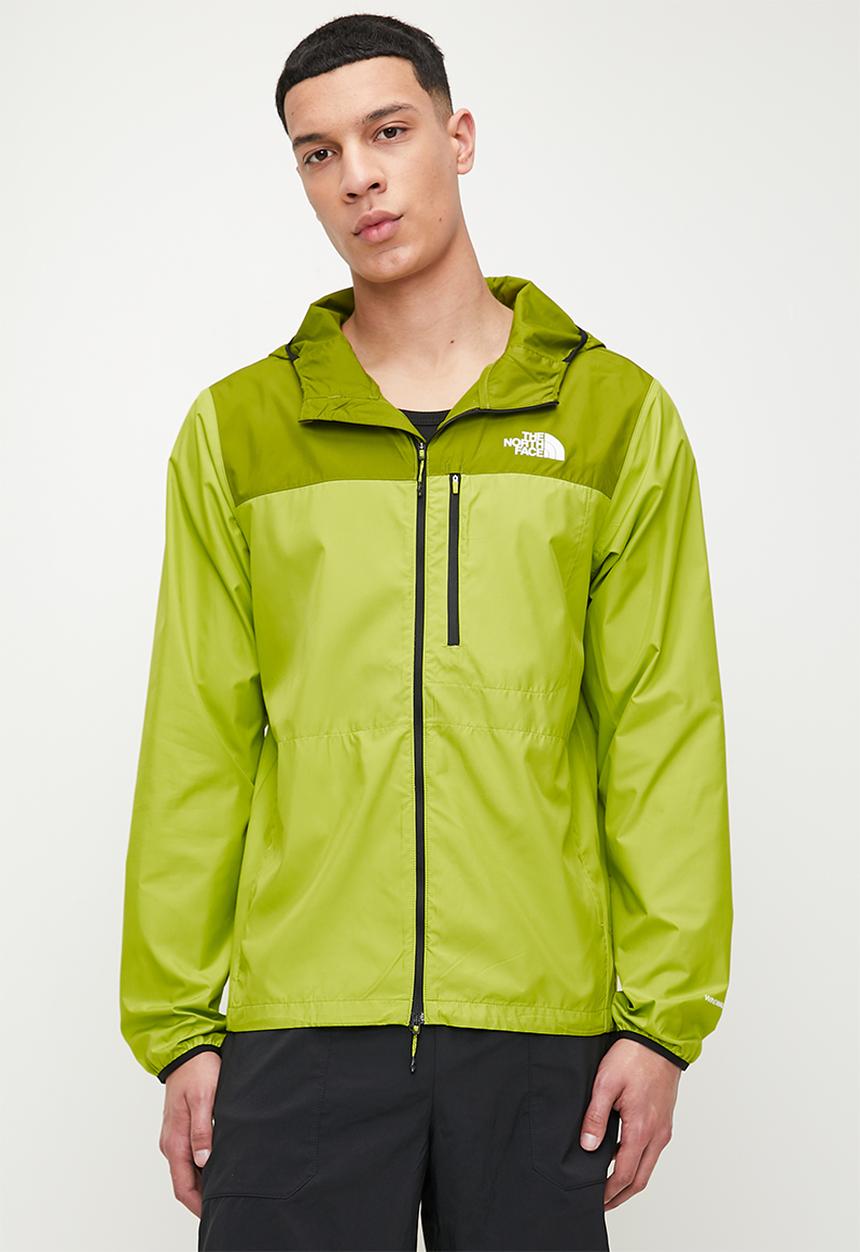 The North Face - M higher run wind jacket - meadow grass & oak green
