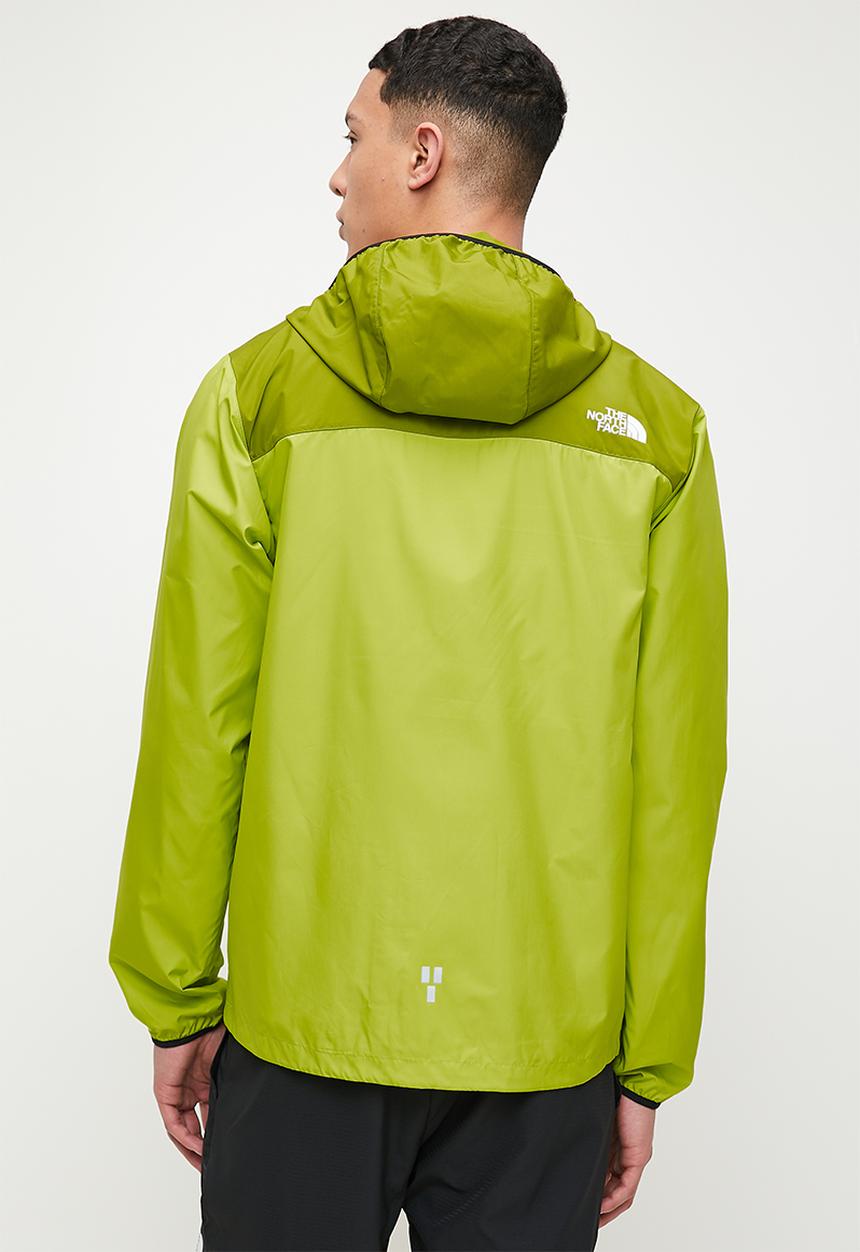 The North Face - M higher run wind jacket - meadow grass & oak green