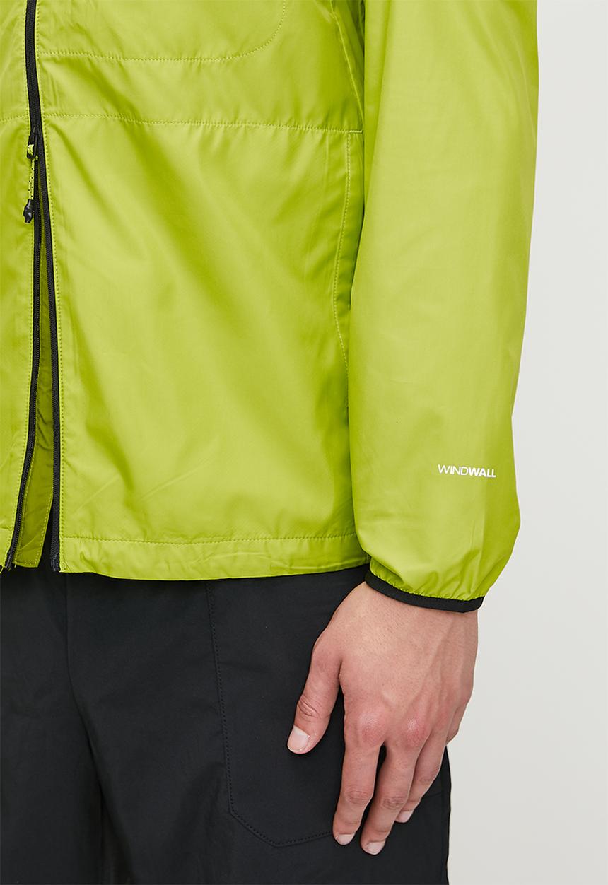 The North Face - M higher run wind jacket - meadow grass & oak green