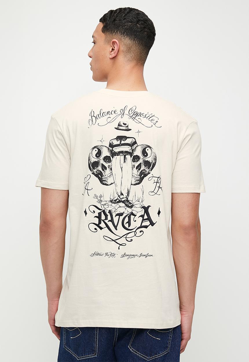 RVCA - Invisible man pocket tee - silver bleach 