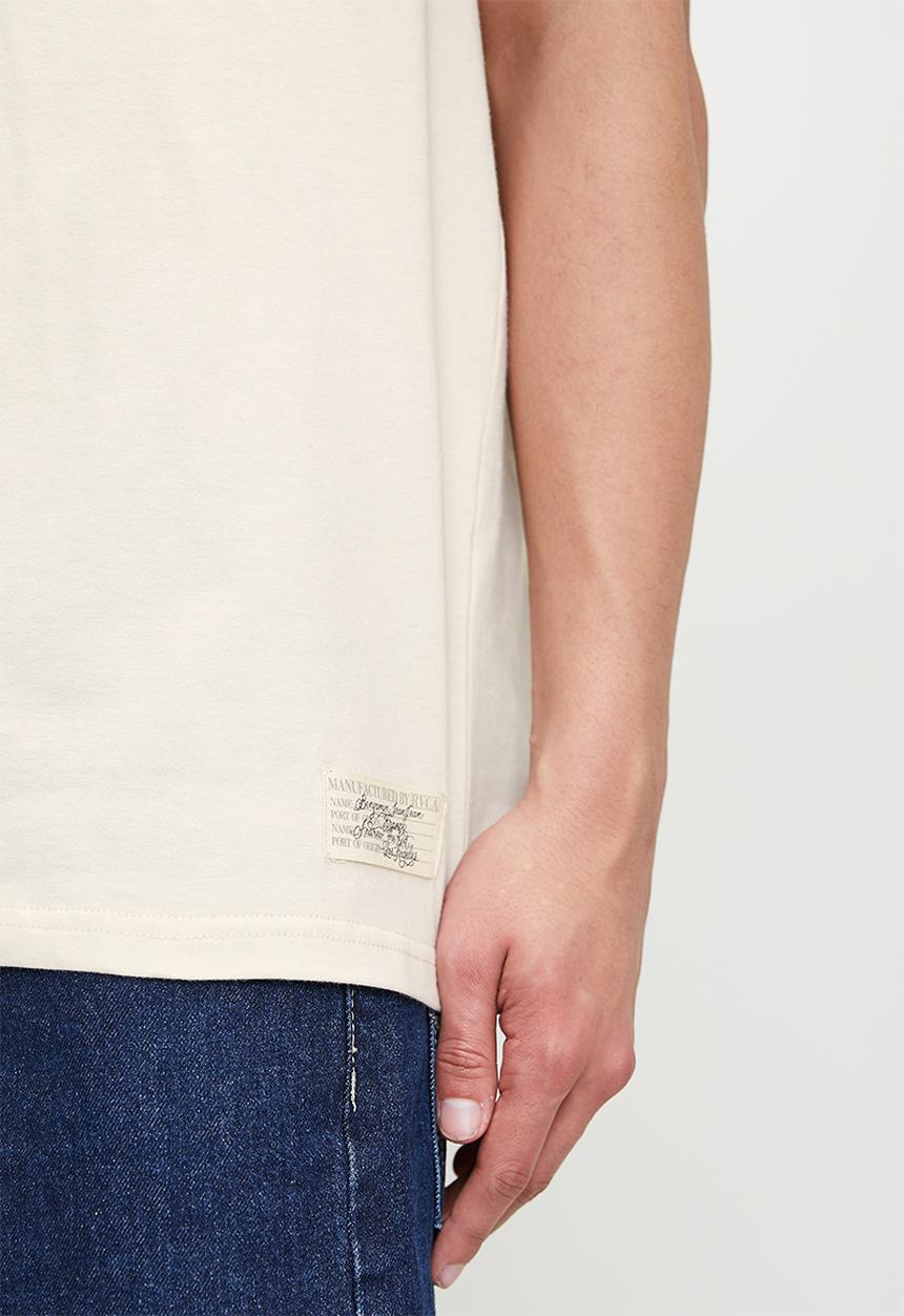 RVCA - Invisible man pocket tee - silver bleach 