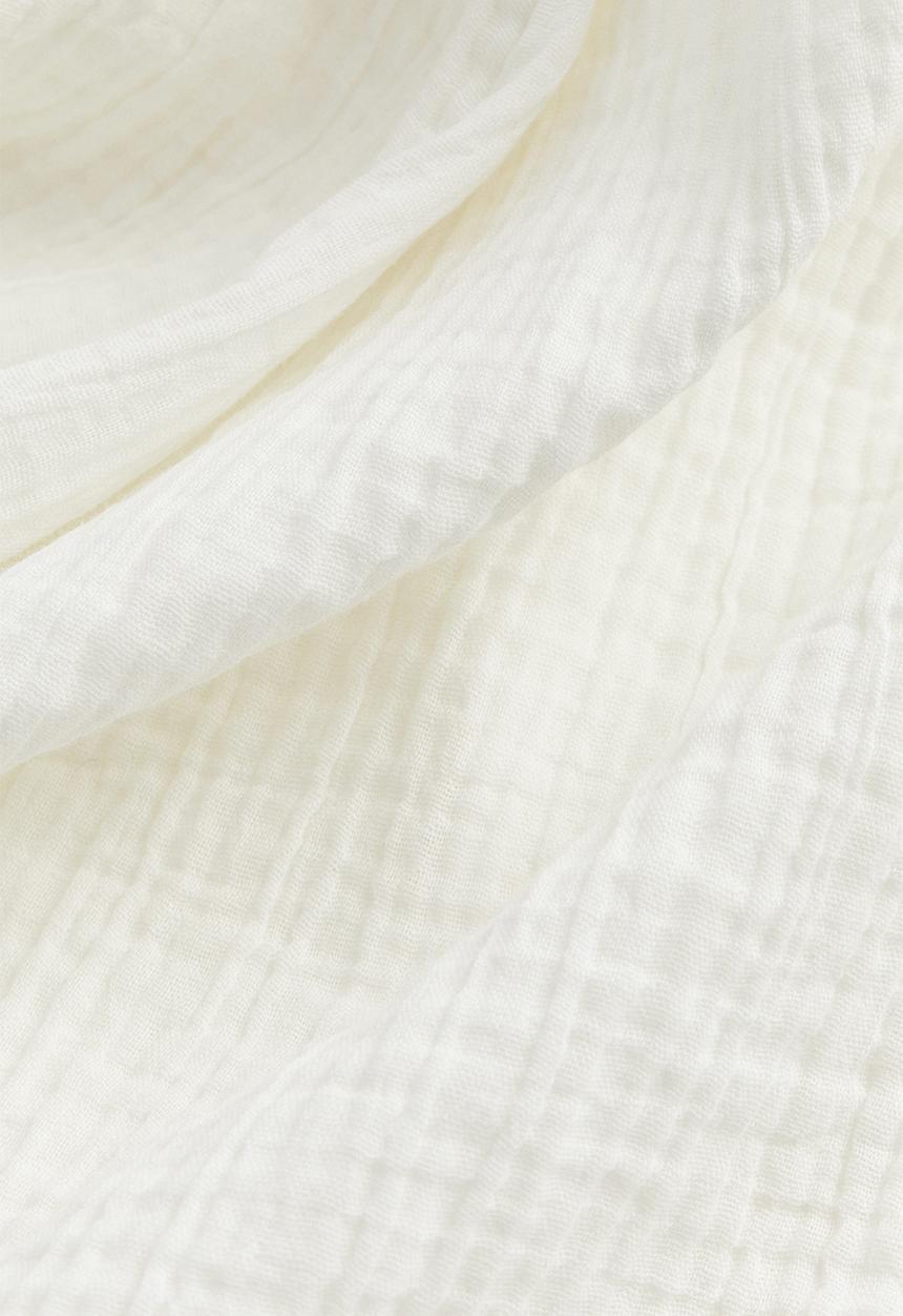 H&M - Tie-detail throw-on dress - cream