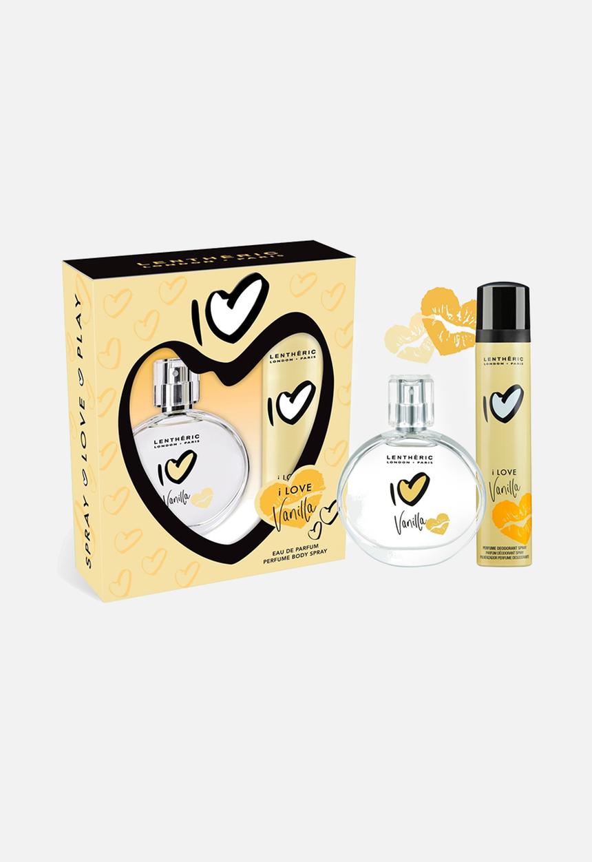 Lentheric  - Lentheric I Love Vanilla Eau De Parfum 50ml & Perfume Body Spray 90ml