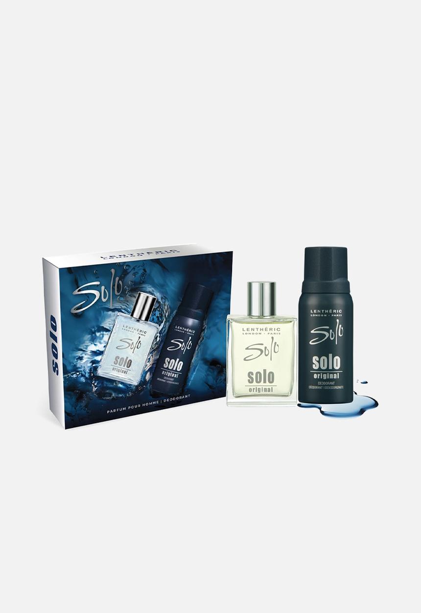 Lentheric  - Lentheric Solo Original Parfum Pour Homme 50ml & Deodorant 150ml
