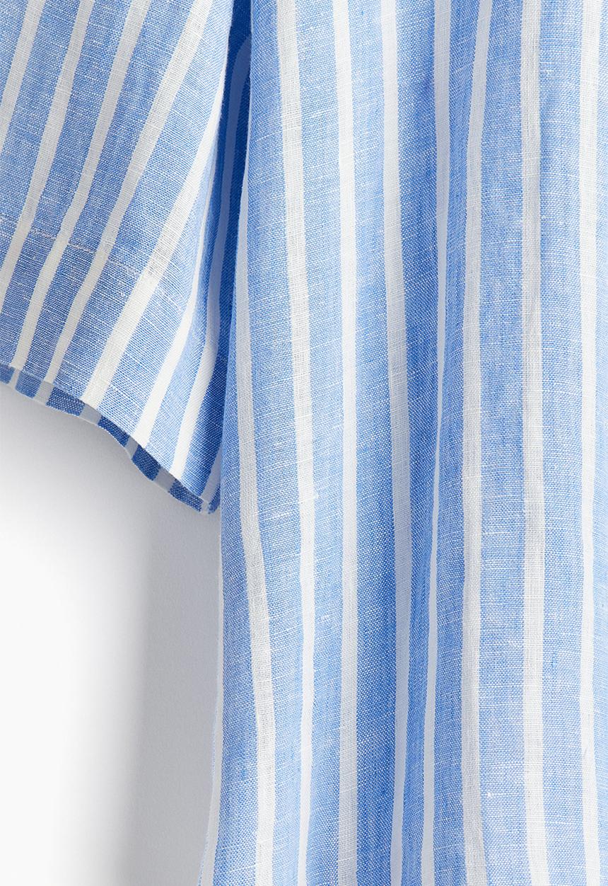 H&M - Linen shirt - blue