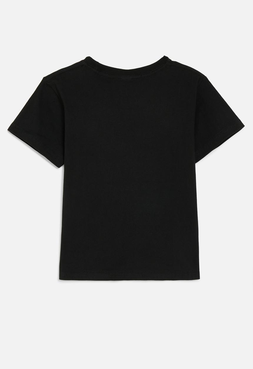 Pop Candy - Bow print tee - black