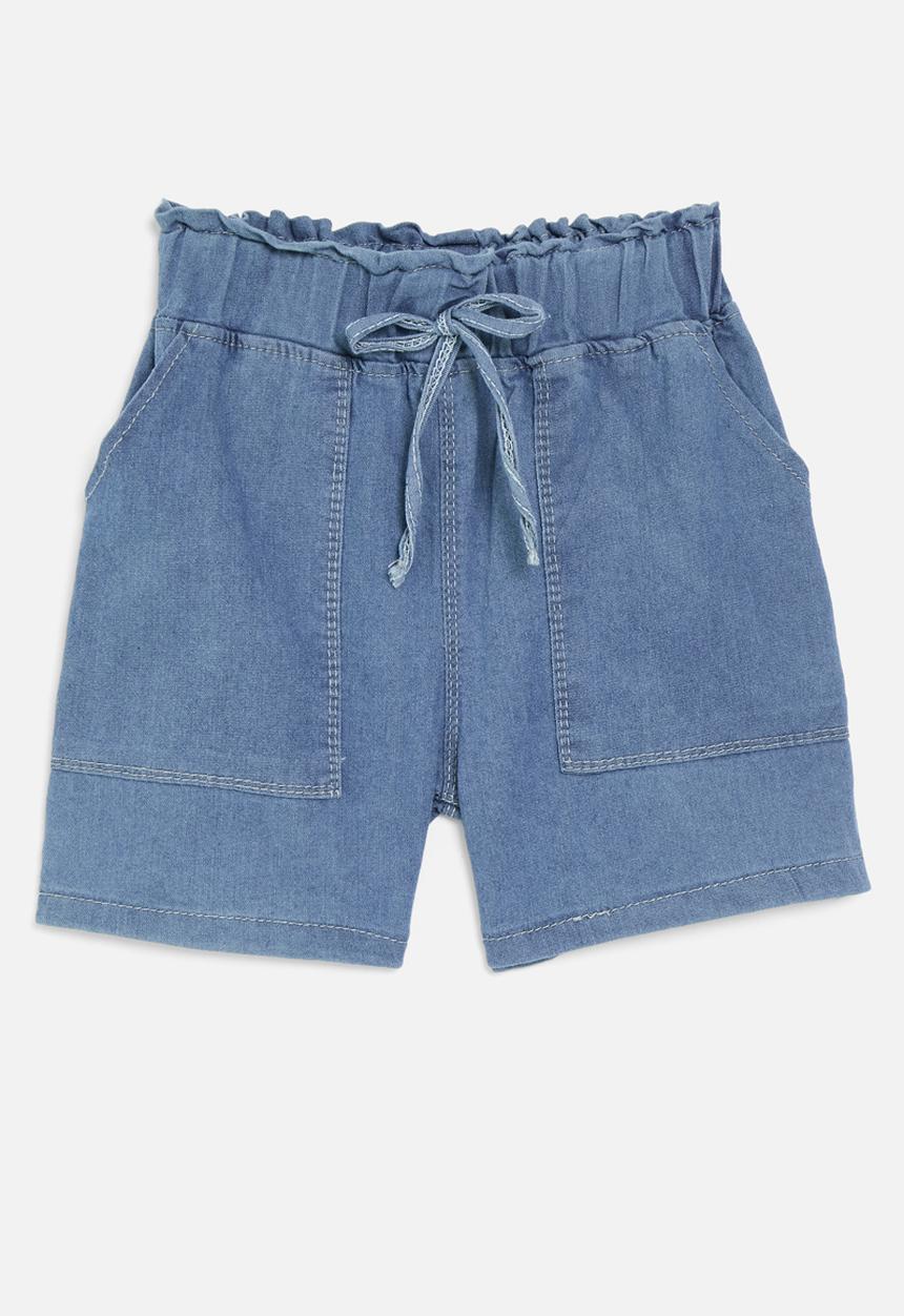 Pop Candy - Denim shorts - stone wash
