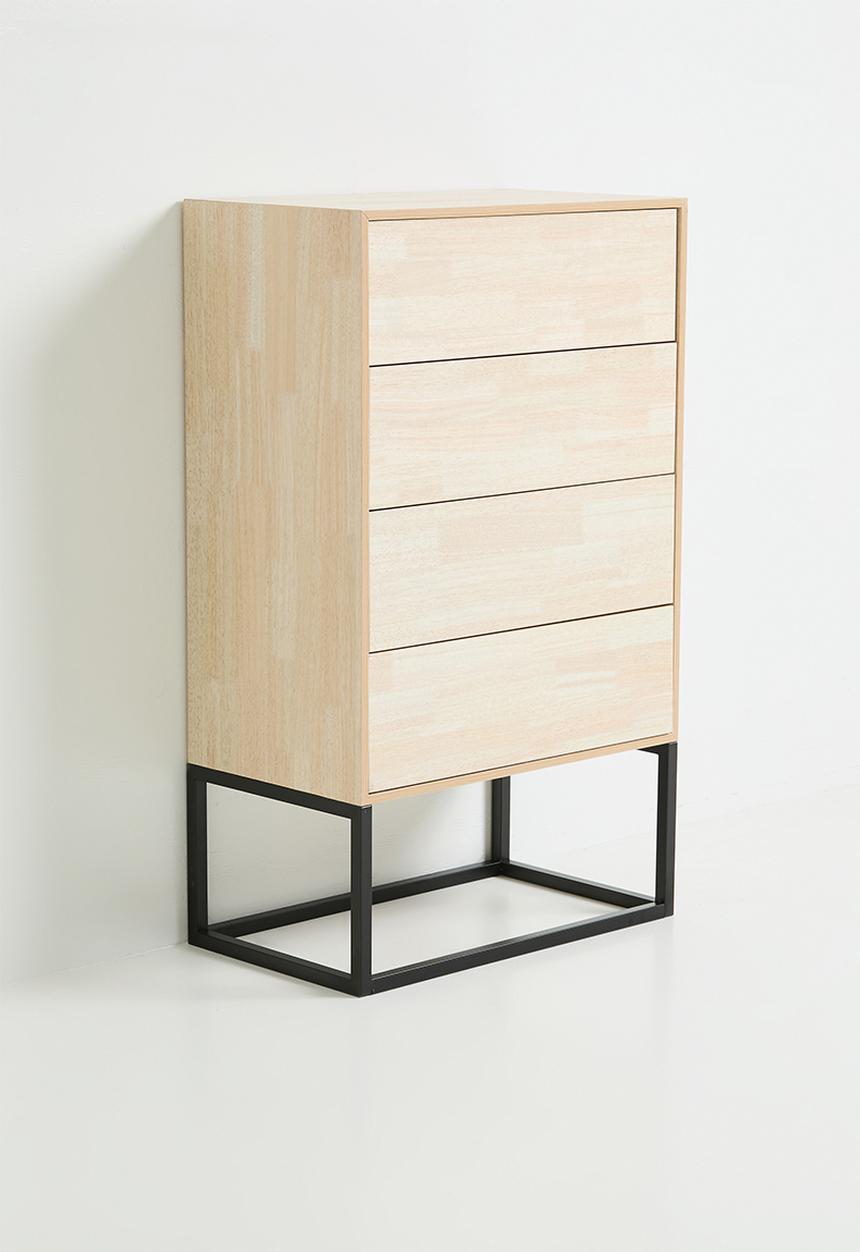 Sixth Floor - Kingston 4 drawers  - Natural