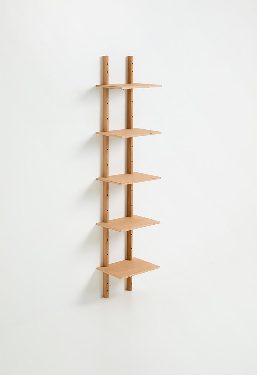 Sixth Floor - Lara  oak veneer adjustable shelf - Natural