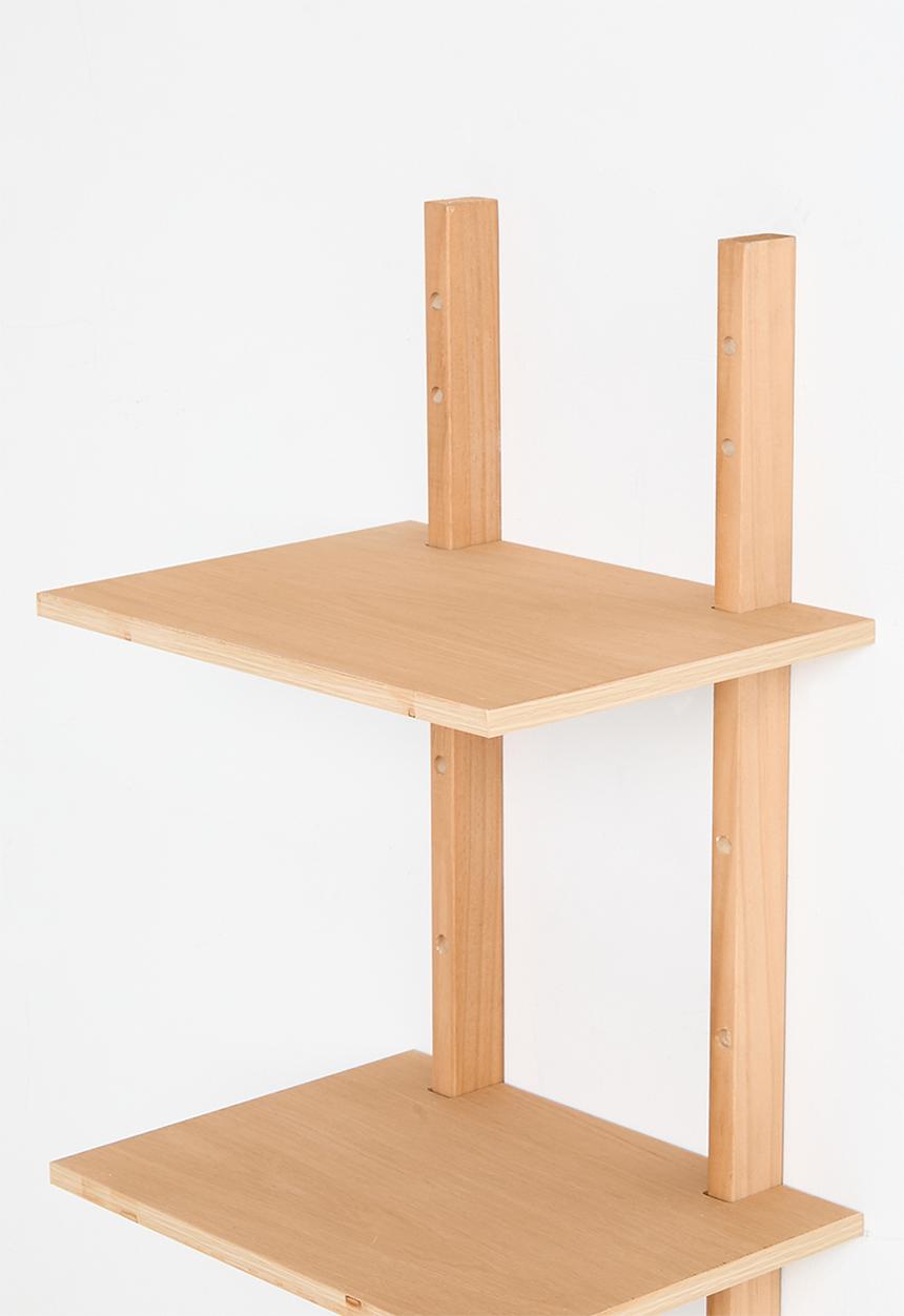 Sixth Floor - Lara  oak veneer adjustable shelf - Natural