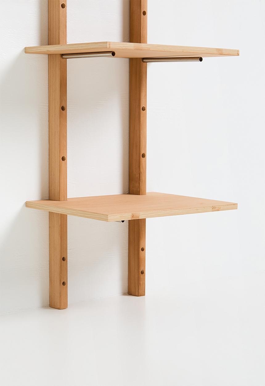 Sixth Floor - Lara  oak veneer adjustable shelf - Natural
