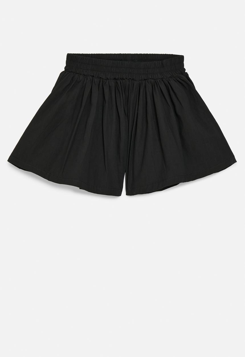 Pop Candy - Flared shorts - black