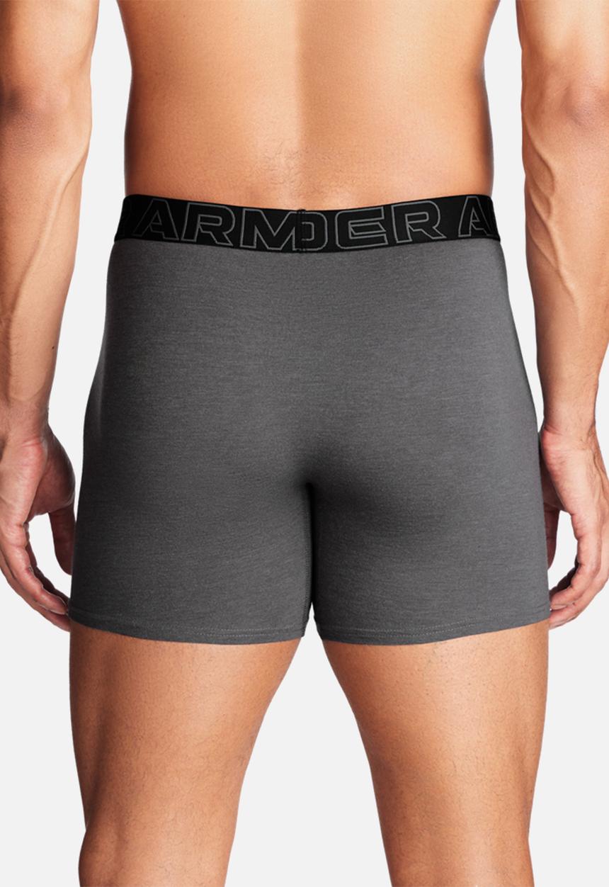 Under Armour - M UA Perf Cotton 6in Regular 3 Pack Boxerjock - Multi 