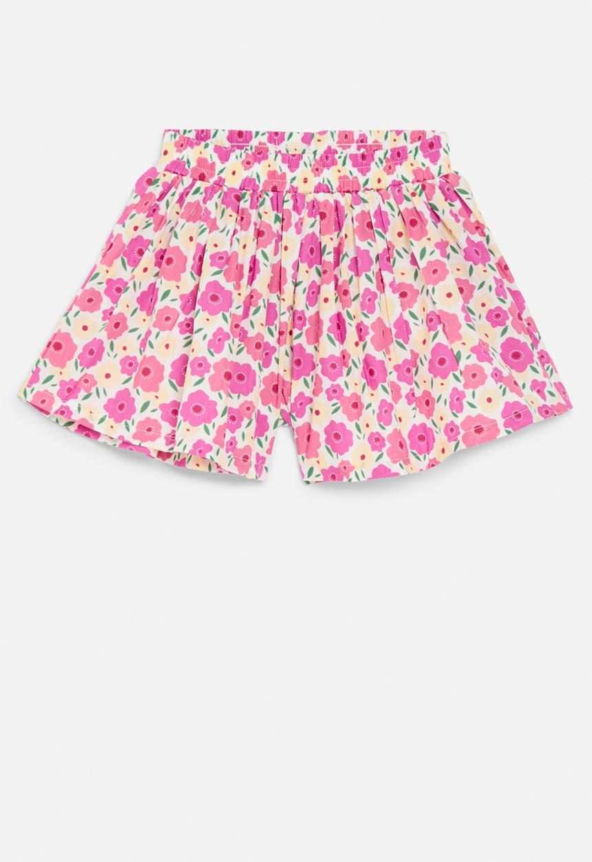 Pop Candy - Floral print shorts - pink