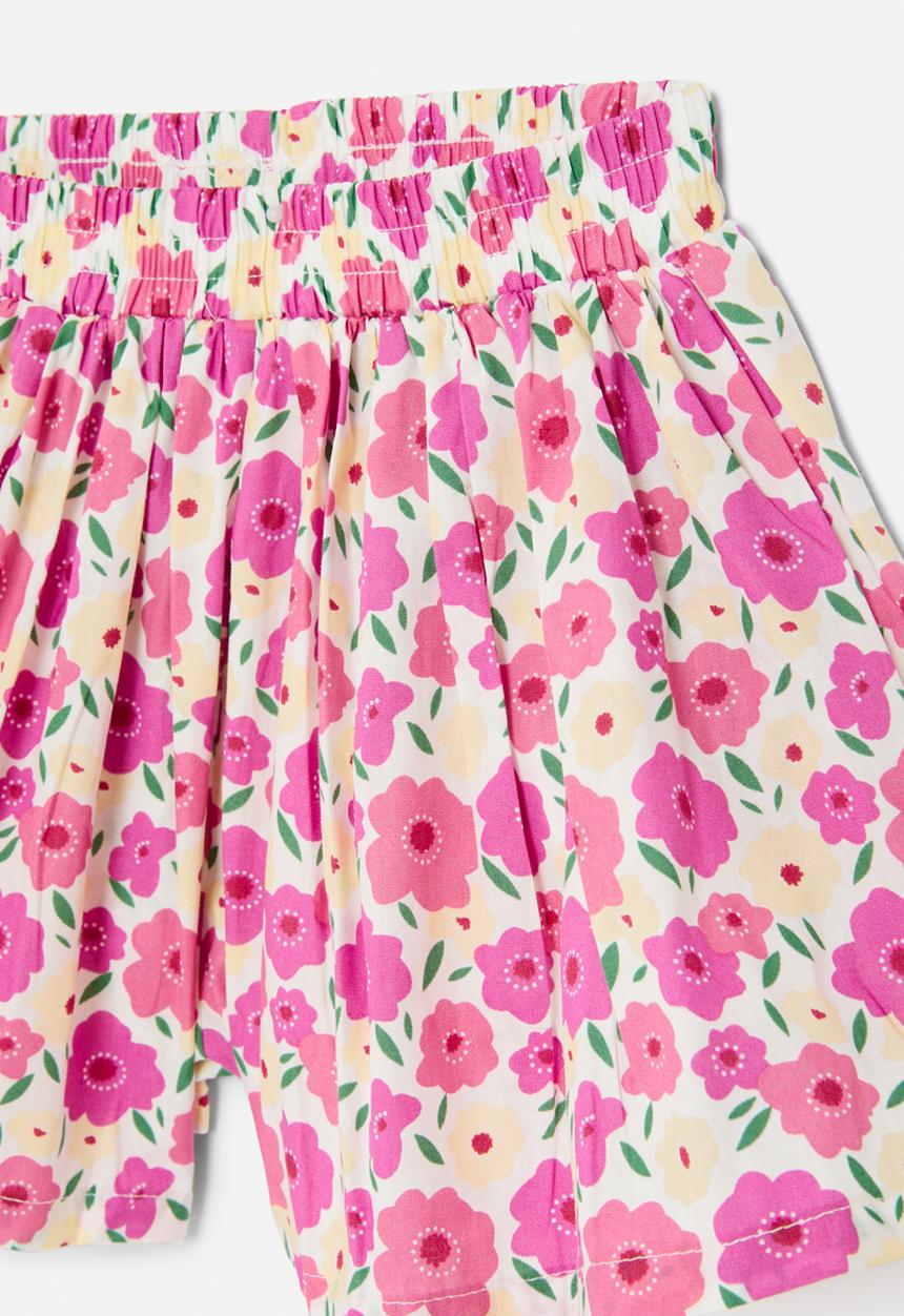 Pop Candy - Floral print shorts - pink
