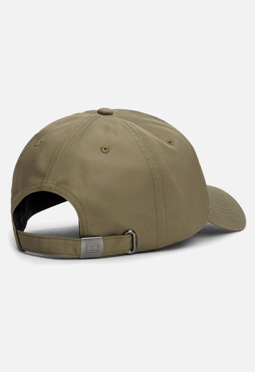 Tommy Hilfiger - TH Flag Poly 6 Panel Cap - Utility Olive