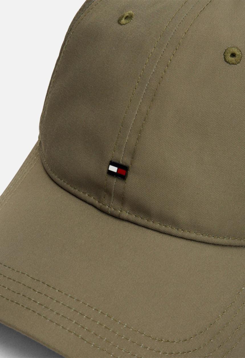Tommy Hilfiger - TH Flag Poly 6 Panel Cap - Utility Olive