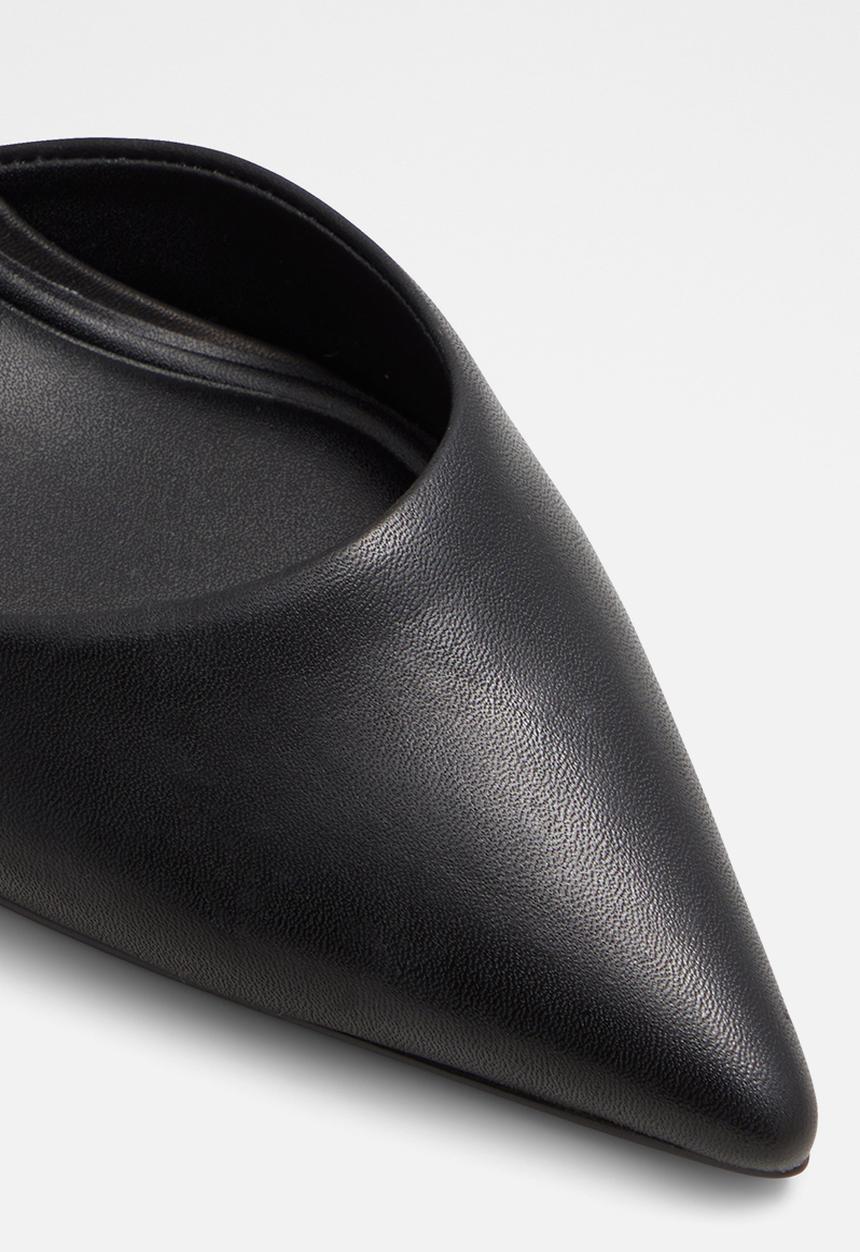 ALDO - Enerelia Ankle Strap Block Heel - Black